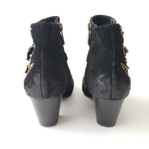 Ash Joyce Suede Studded Booties Size 7 - Picture 5 of 12